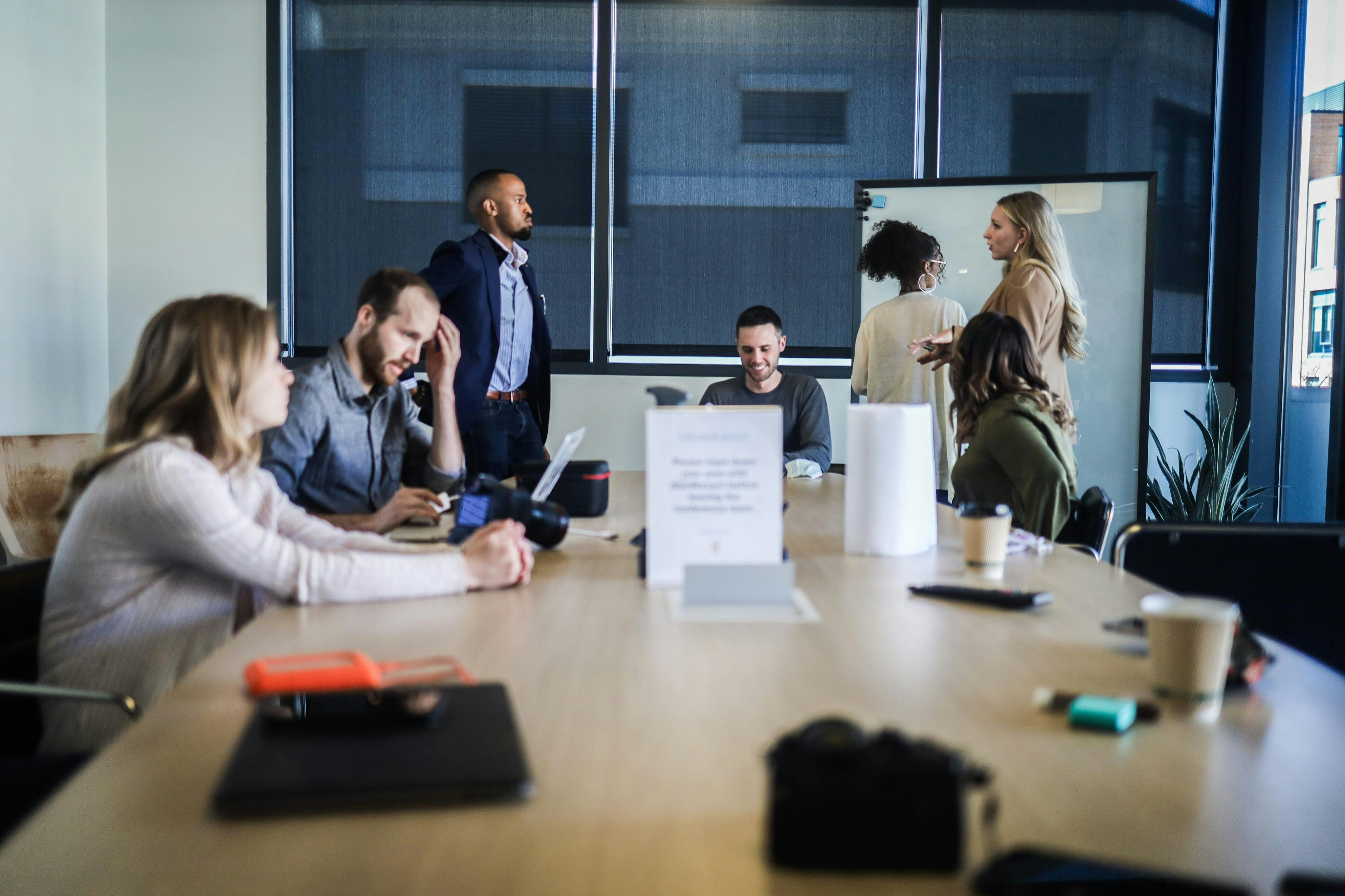 Business consultation meeting